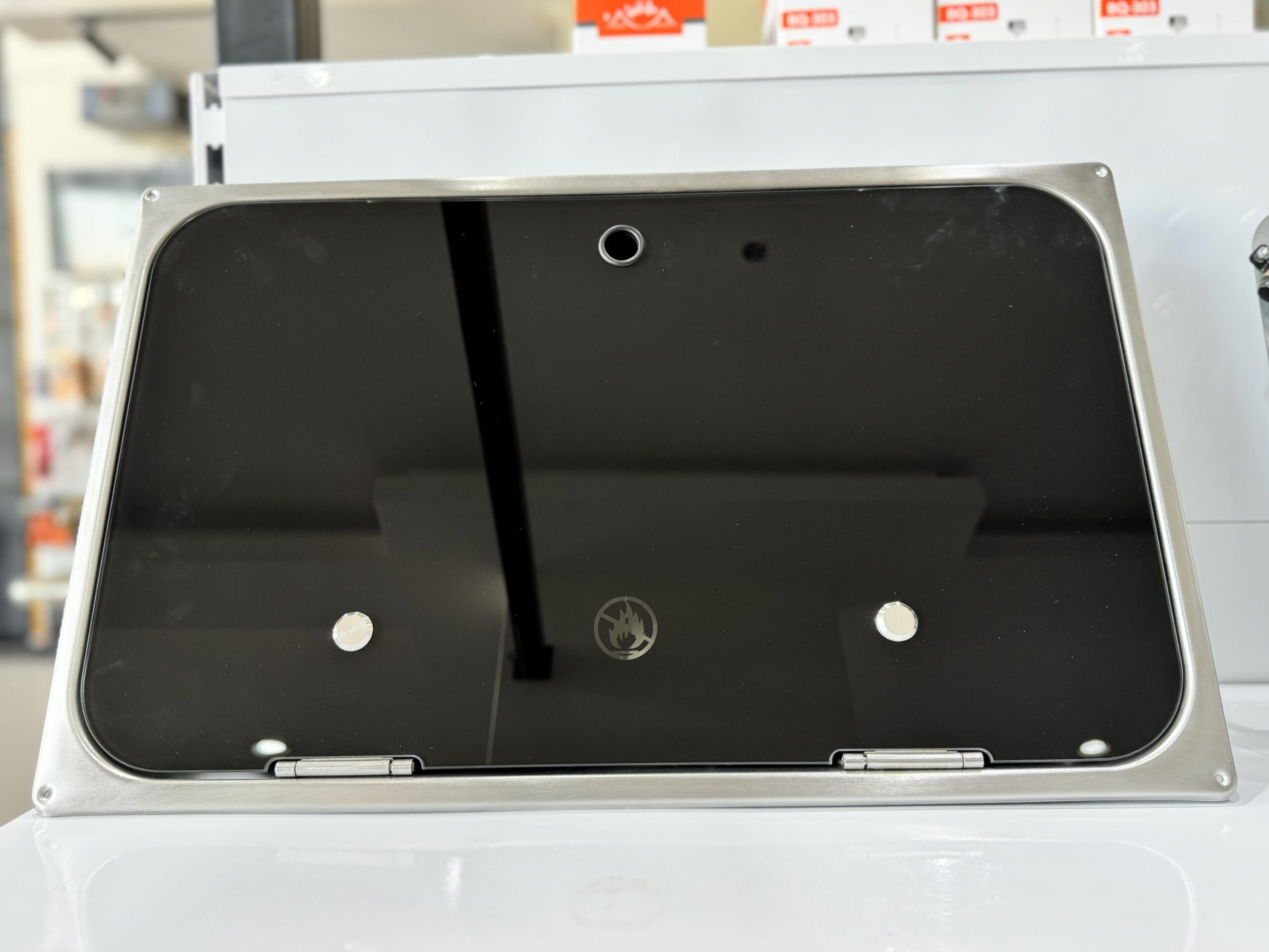 مجلي مع شعلة + غطاء زجاجي