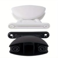 مثبت باب كرفان صغير أبيض/أسود