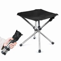 كرسي هايكنق قابل للطي خفيف الوزن- كرسي رحلات متنقل يتحمل 125 كجم